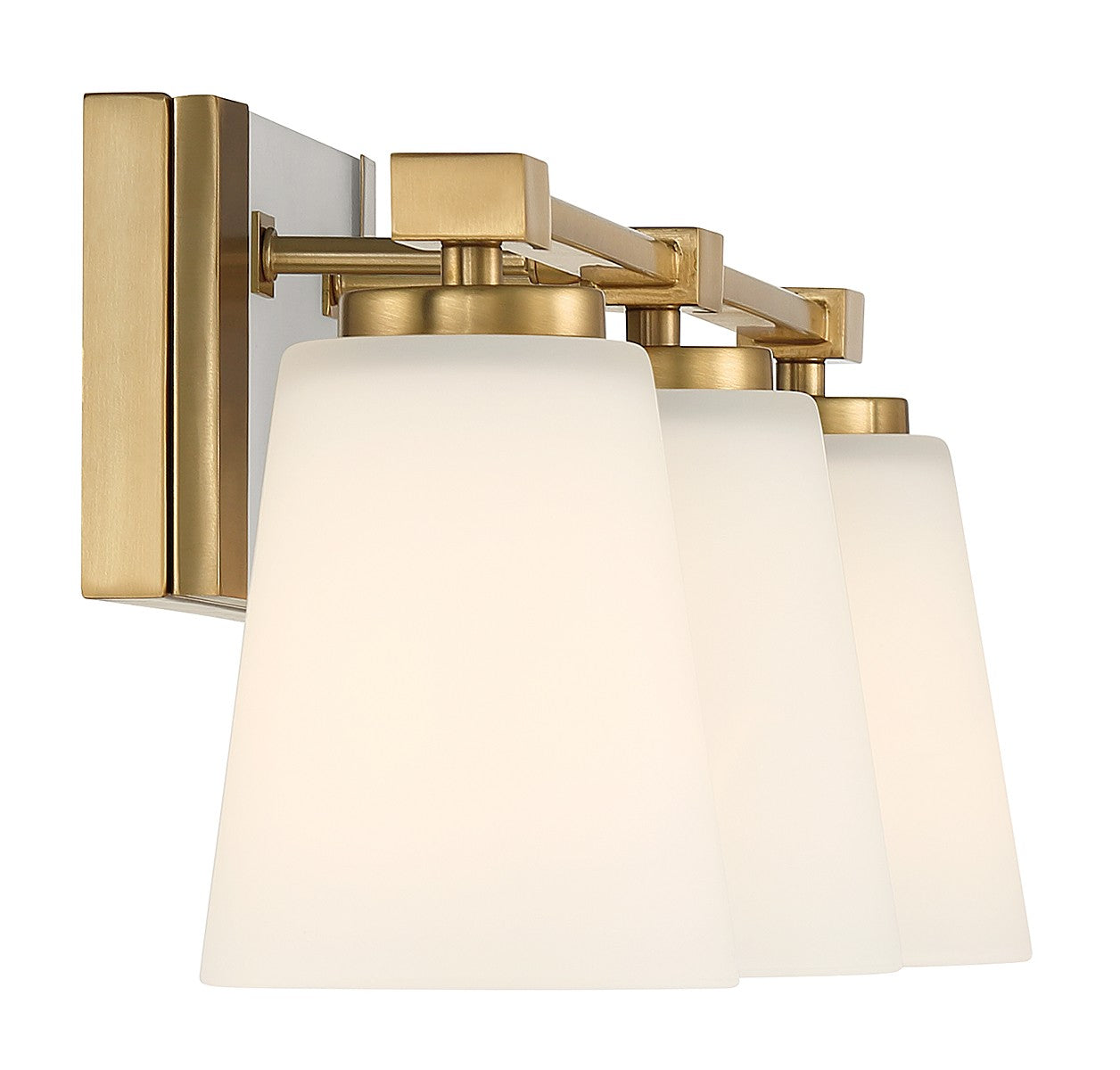 Savoy House - 8-6901-3-322 - Three Light Bathroom Vanity - Darby - Warm Brass