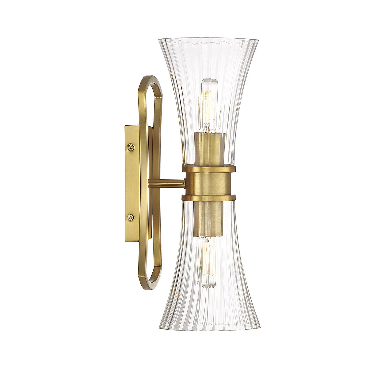 Savoy House - 9-9702-2-322 - Two Light Wall Sconce - Bennington - Warm Brass