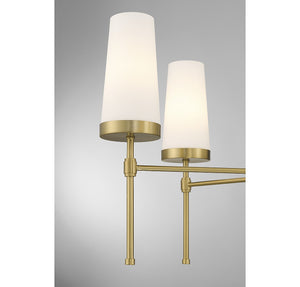 Savoy House - 1-2802-6-322 - Six Light Chandelier - Haynes - Warm Brass