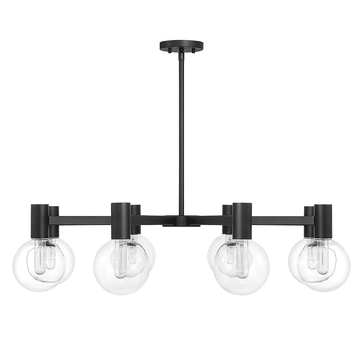 Savoy House - 1-3074-8-89 - Eight Light Chandelier - Wright - Matte Black