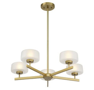 Savoy House - 1-5409-5-322 - LED Chandelier - Falster - Warm Brass