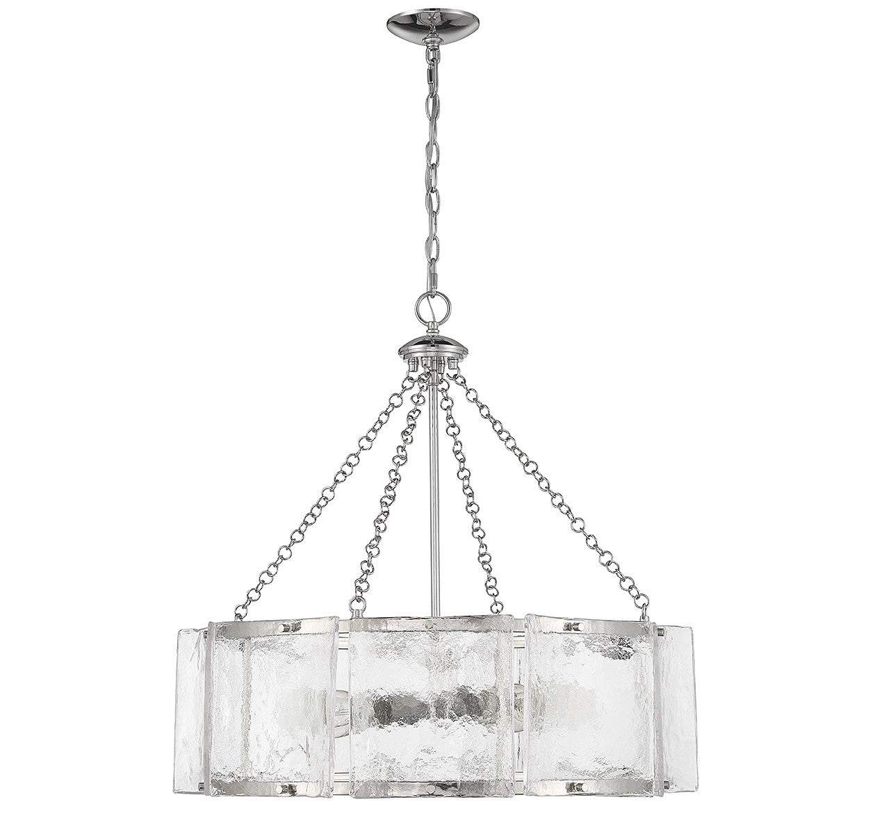 Savoy House - 1-8200-5-109 - Five Light Pendant - Genry - Polished Nickel