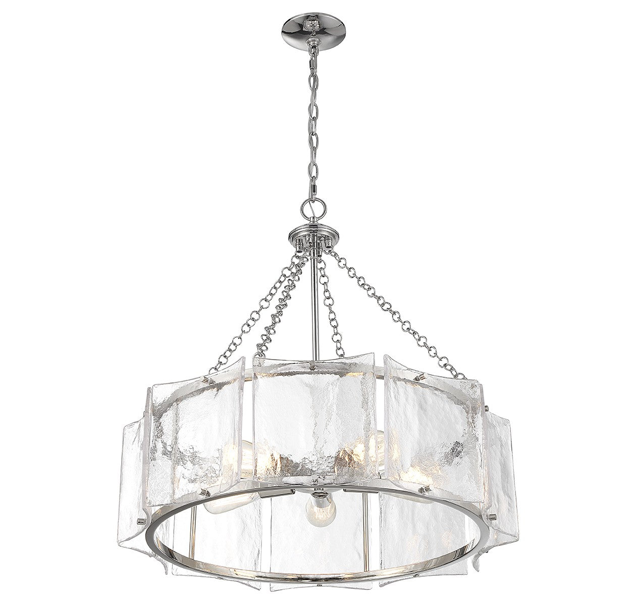 Savoy House - 1-8200-5-109 - Five Light Pendant - Genry - Polished Nickel