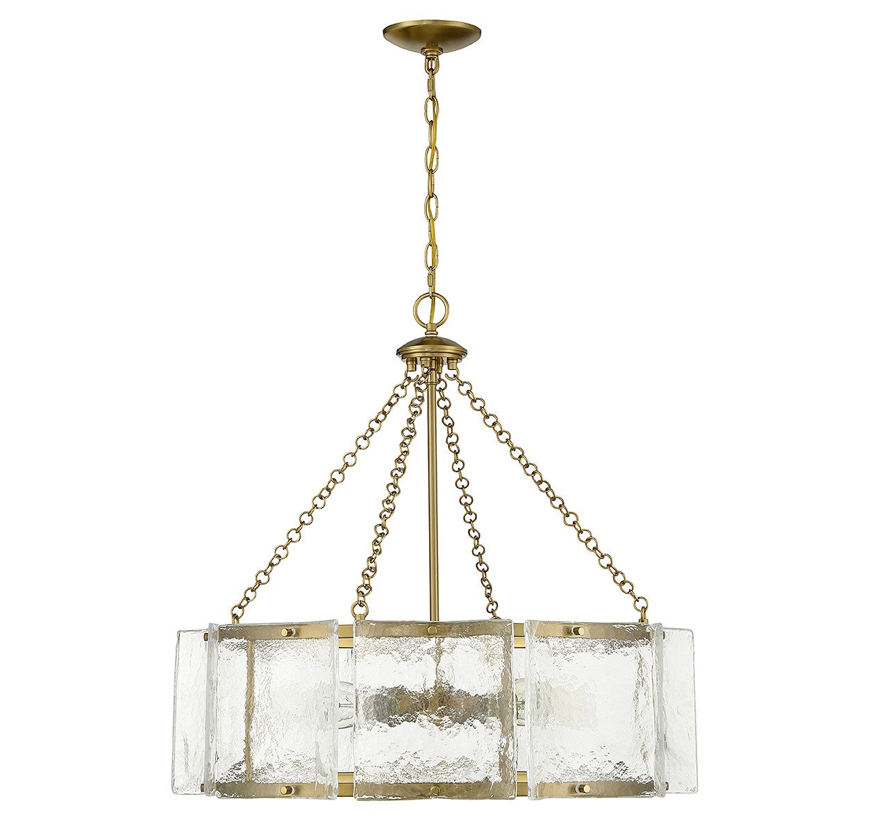 Savoy House - 1-8200-5-322 - Five Light Pendant - Genry - Warm Brass