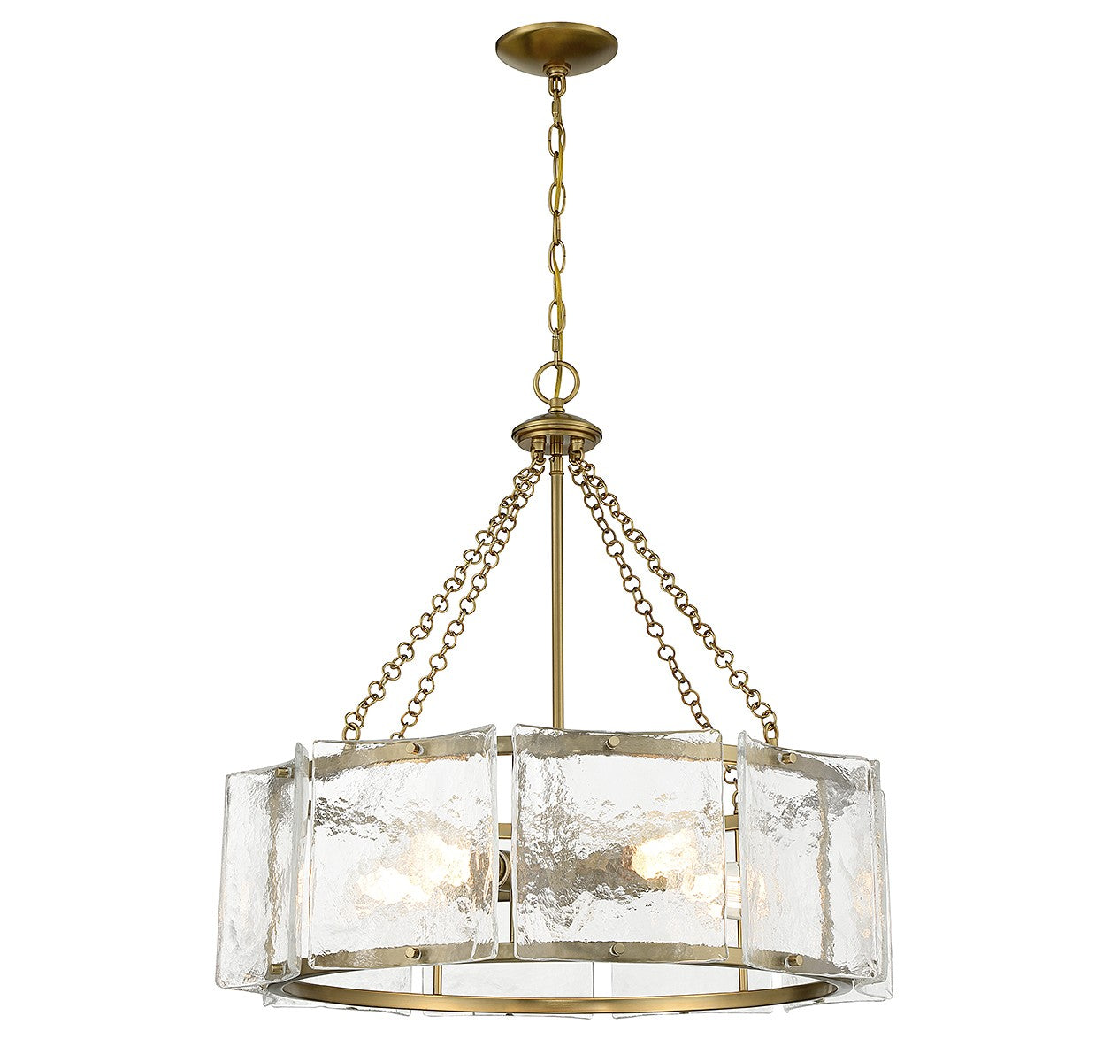 Savoy House - 1-8200-5-322 - Five Light Pendant - Genry - Warm Brass