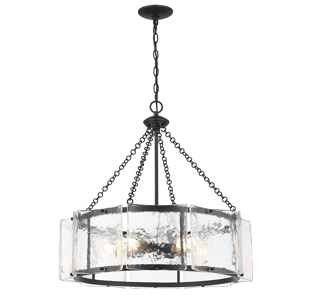 Savoy House - 1-8200-5-89 - Five Light Pendant - Genry - Matte Black