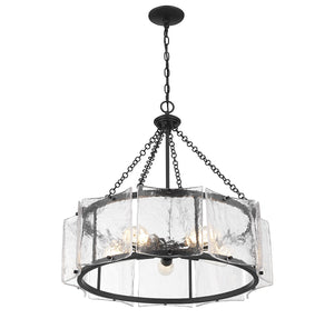 Savoy House - 1-8200-5-89 - Five Light Pendant - Genry - Matte Black