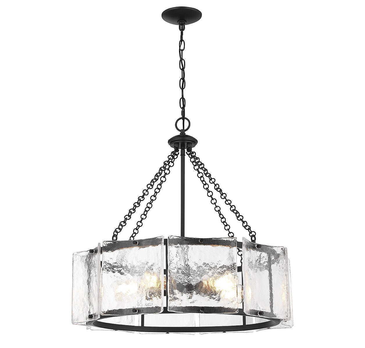 Savoy House - 1-8200-5-89 - Five Light Pendant - Genry - Matte Black