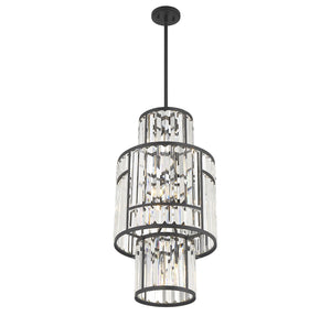 Savoy House - 3-2226-8-89 - Eight Light Pendant - Rohe - Matte Black