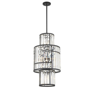 Savoy House - 3-2226-8-89 - Eight Light Pendant - Rohe - Matte Black