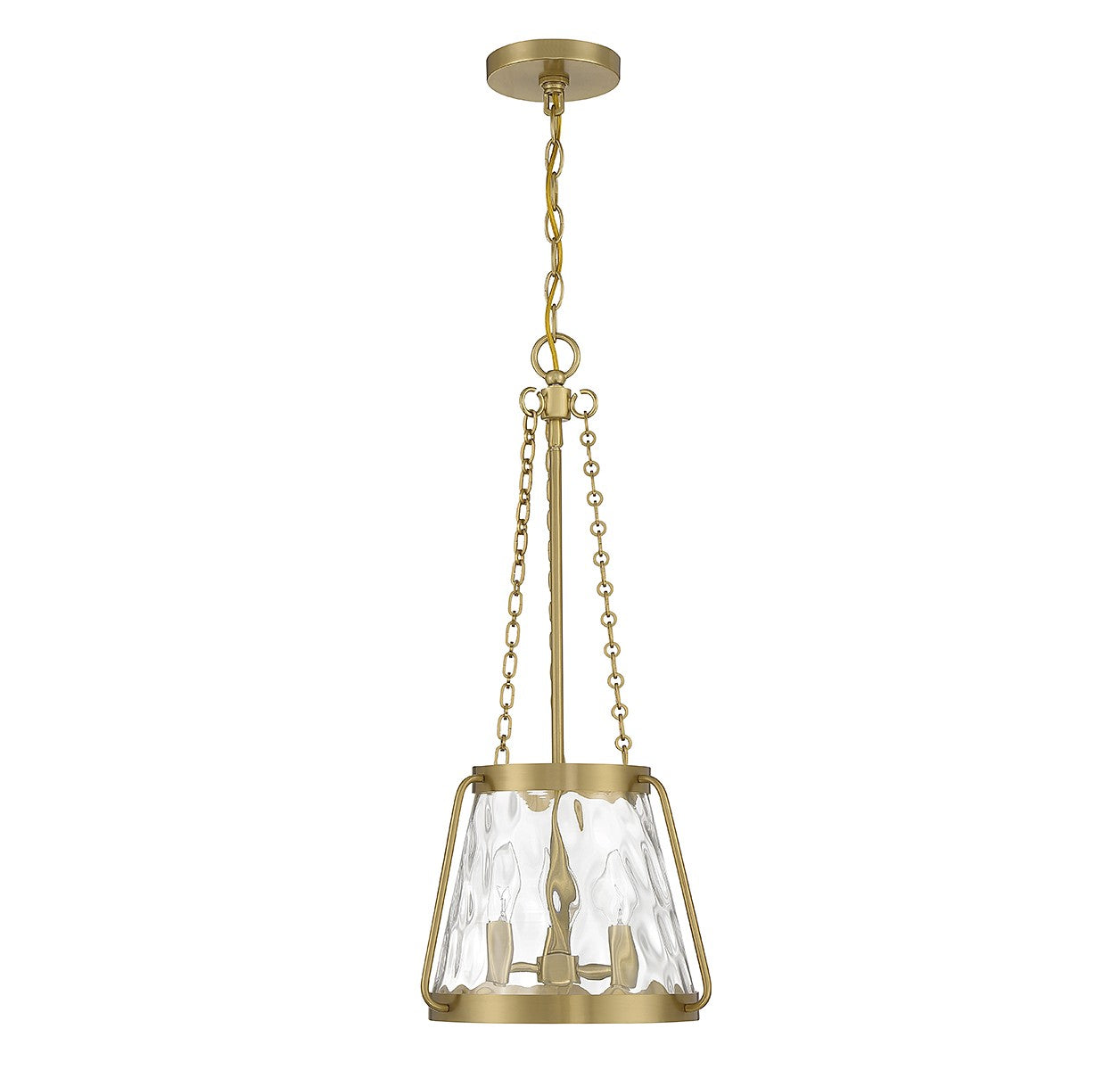 Savoy House - 7-1803-3-322 - Three Light Pendant - Crawford - Warm Brass