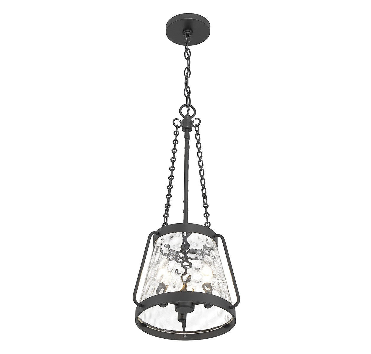 Savoy House - 7-1803-3-89 - Three Light Pendant - Crawford - Matte Black