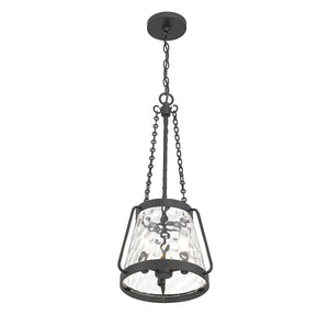 Savoy House - 7-1803-3-89 - Three Light Pendant - Crawford - Matte Black