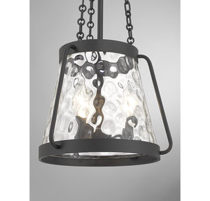 Savoy House - 7-1803-3-89 - Three Light Pendant - Crawford - Matte Black