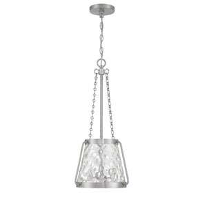 Savoy House - 7-1803-3-SN - Three Light Pendant - Crawford - Satin Nickel