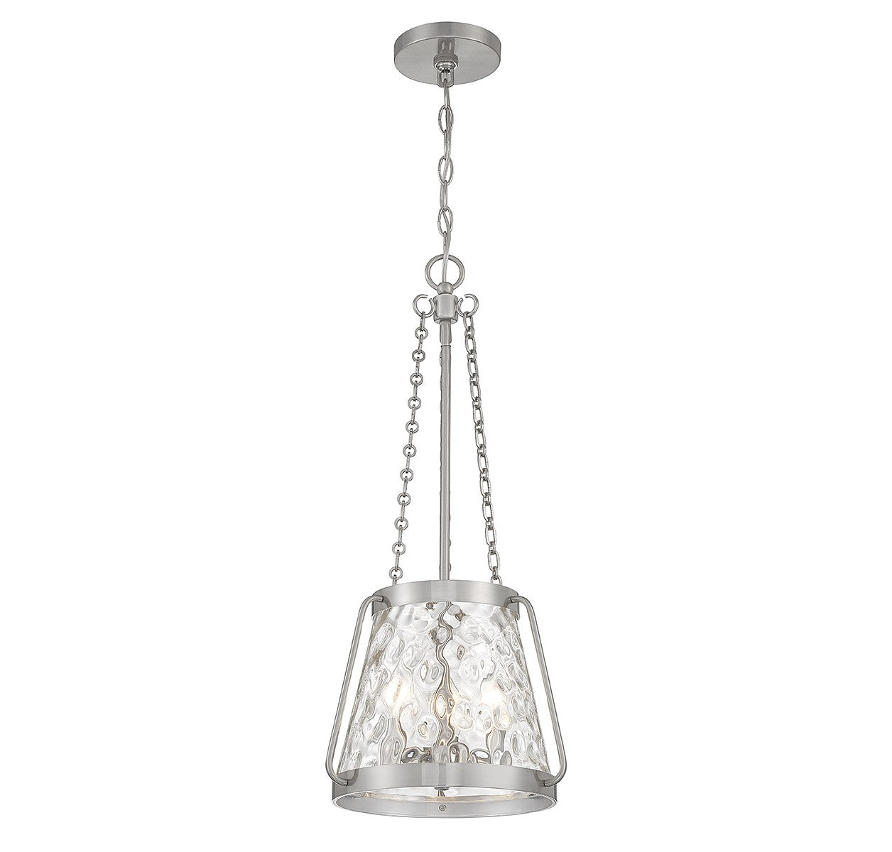 Savoy House - 7-1803-3-SN - Three Light Pendant - Crawford - Satin Nickel