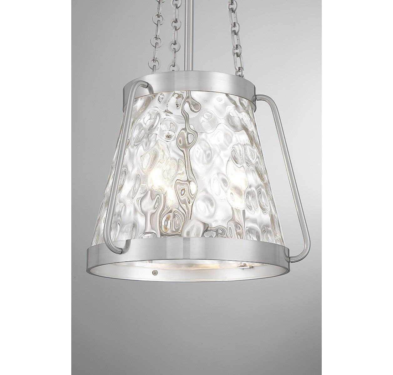 Savoy House - 7-1803-3-SN - Three Light Pendant - Crawford - Satin Nickel