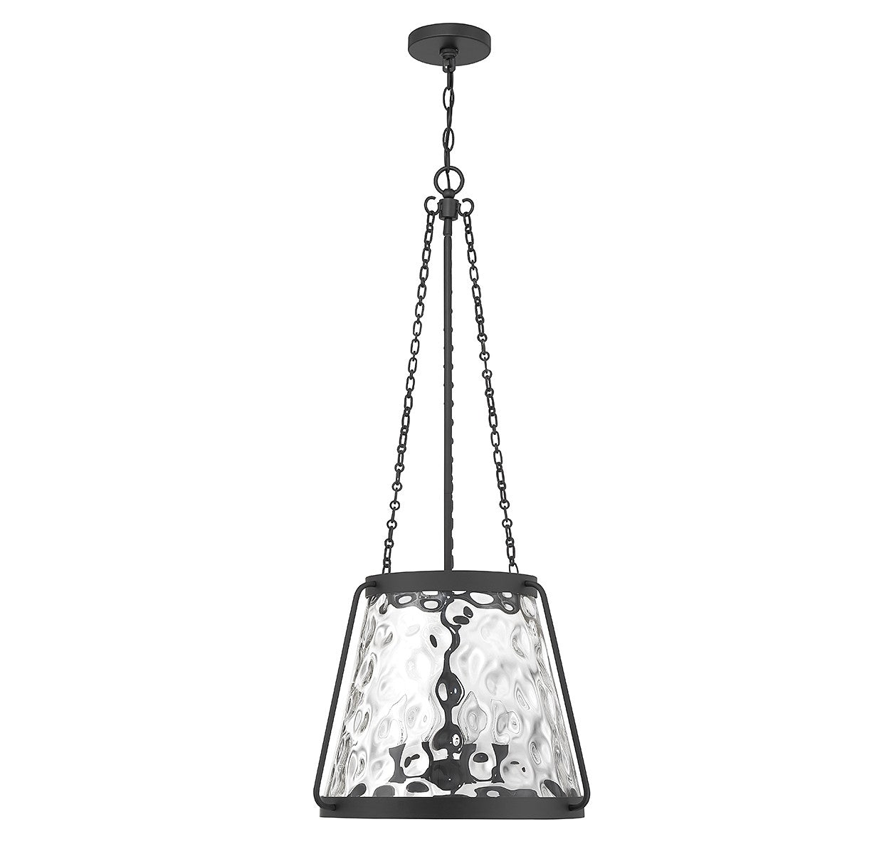 Savoy House - 7-1804-4-89 - Four Light Pendant - Crawford - Matte Black