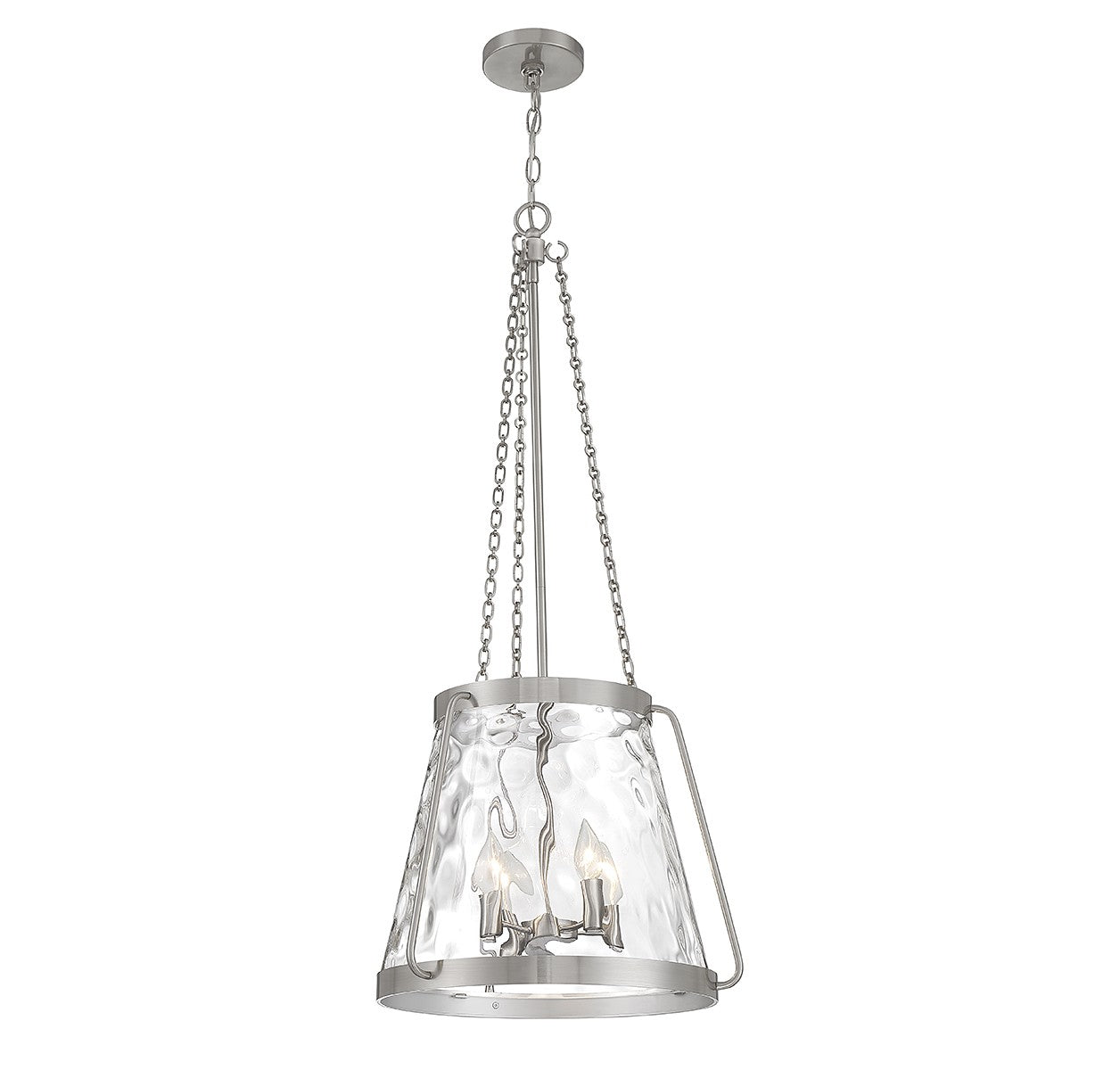 Savoy House - 7-1804-4-SN - Four Light Pendant - Crawford - Satin Nickel