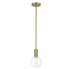 Savoy House - 7-3075-1-322 - One Light Mini Pendant - Wright - Warm Brass