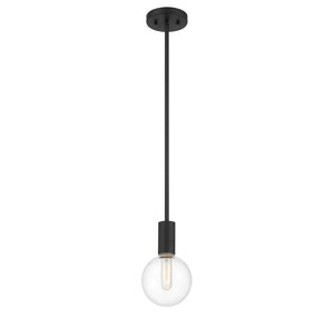 Savoy House - 7-3075-1-89 - One Light Mini Pendant - Wright - Matte Black