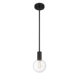 Savoy House - 7-3075-1-89 - One Light Mini Pendant - Wright - Matte Black