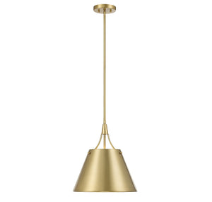 Savoy House - 7-4499-1-322 - One Light Pendant - Willis - Warm Brass