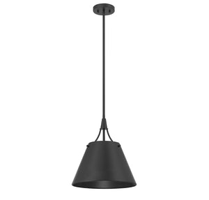 Savoy House - 7-4499-1-89 - One Light Pendant - Willis - Matte Black