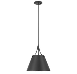 Savoy House - 7-4499-1-89 - One Light Pendant - Willis - Matte Black