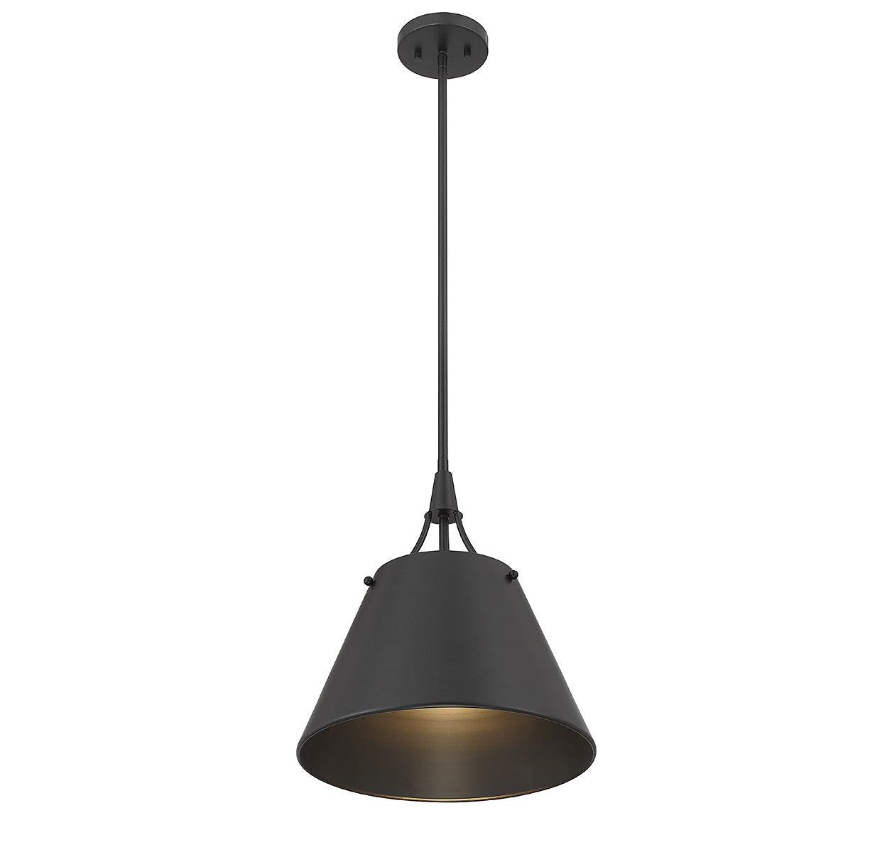 Savoy House - 7-4499-1-89 - One Light Pendant - Willis - Matte Black