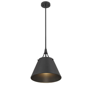 Savoy House - 7-4499-1-89 - One Light Pendant - Willis - Matte Black