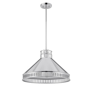 Savoy House - 7-8801-3-109 - Three Light Pendant - Seagram - Polished Nickel