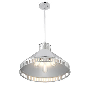 Savoy House - 7-8801-3-109 - Three Light Pendant - Seagram - Polished Nickel