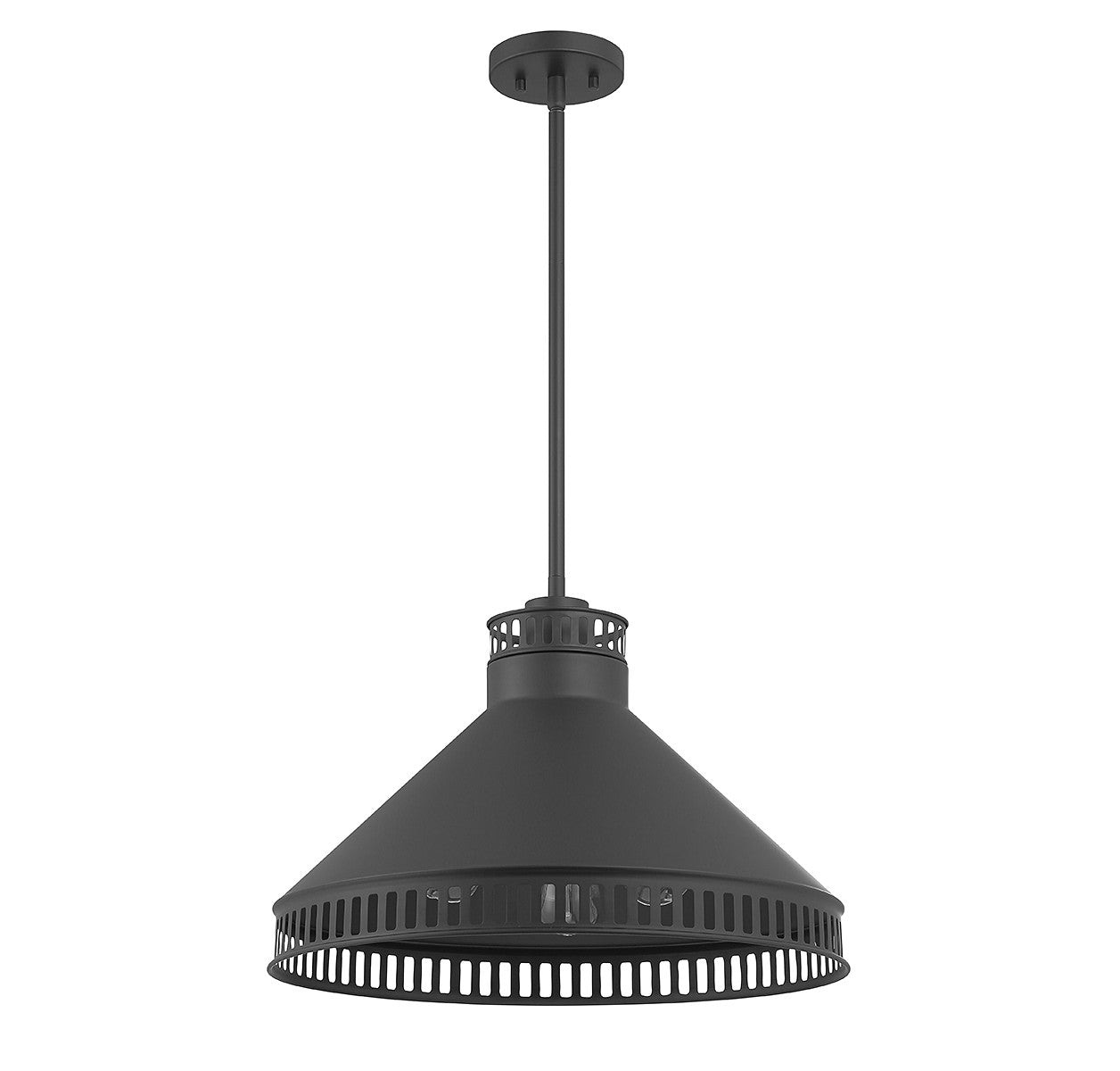 Savoy House - 7-8801-3-89 - Three Light Pendant - Seagram - Matte Black