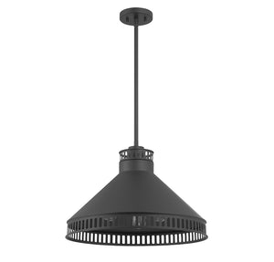 Savoy House - 7-8801-3-89 - Three Light Pendant - Seagram - Matte Black