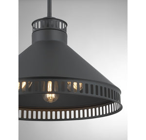 Savoy House - 7-8801-3-89 - Three Light Pendant - Seagram - Matte Black