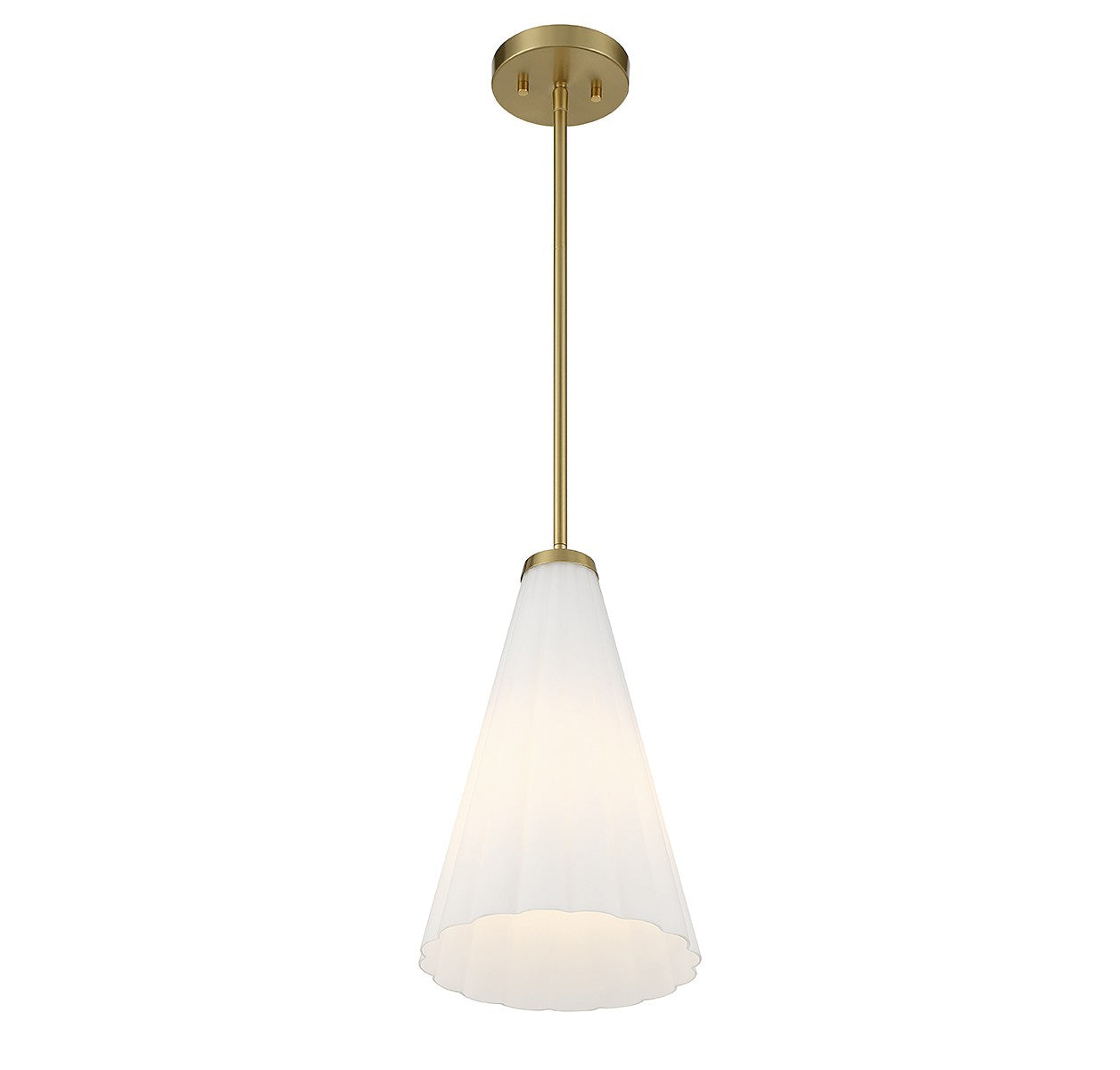 Savoy House - 7-8840-1-322 - One Light Pendant - Bristol - Warm Brass