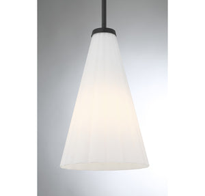 Savoy House - 7-8840-1-89 - One Light Pendant - Bristol - Matte Black