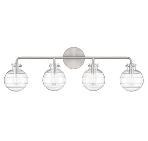 Savoy House - 8-4300-4-SN - Four Light Bathroom Vanity - Mason - Satin Nickel