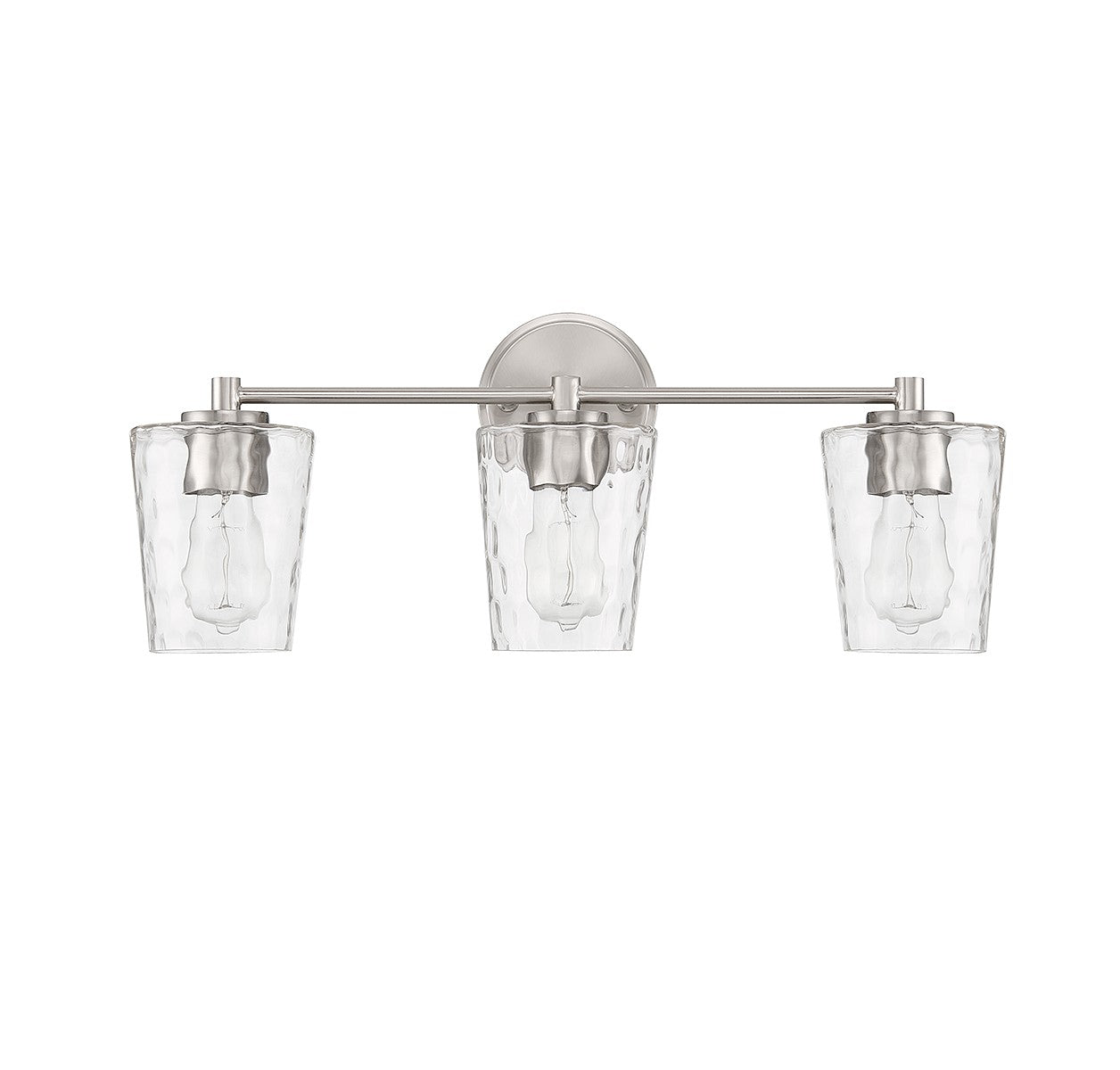 Savoy House - 8-5606-3-SN - Three Light Bathroom Vanity - Ballas - Satin Nickel