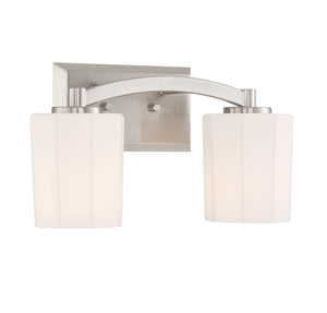 Savoy House - 8-7710-2-SN - Two Light Bathroom Vanity - Whitney - Satin Nickel