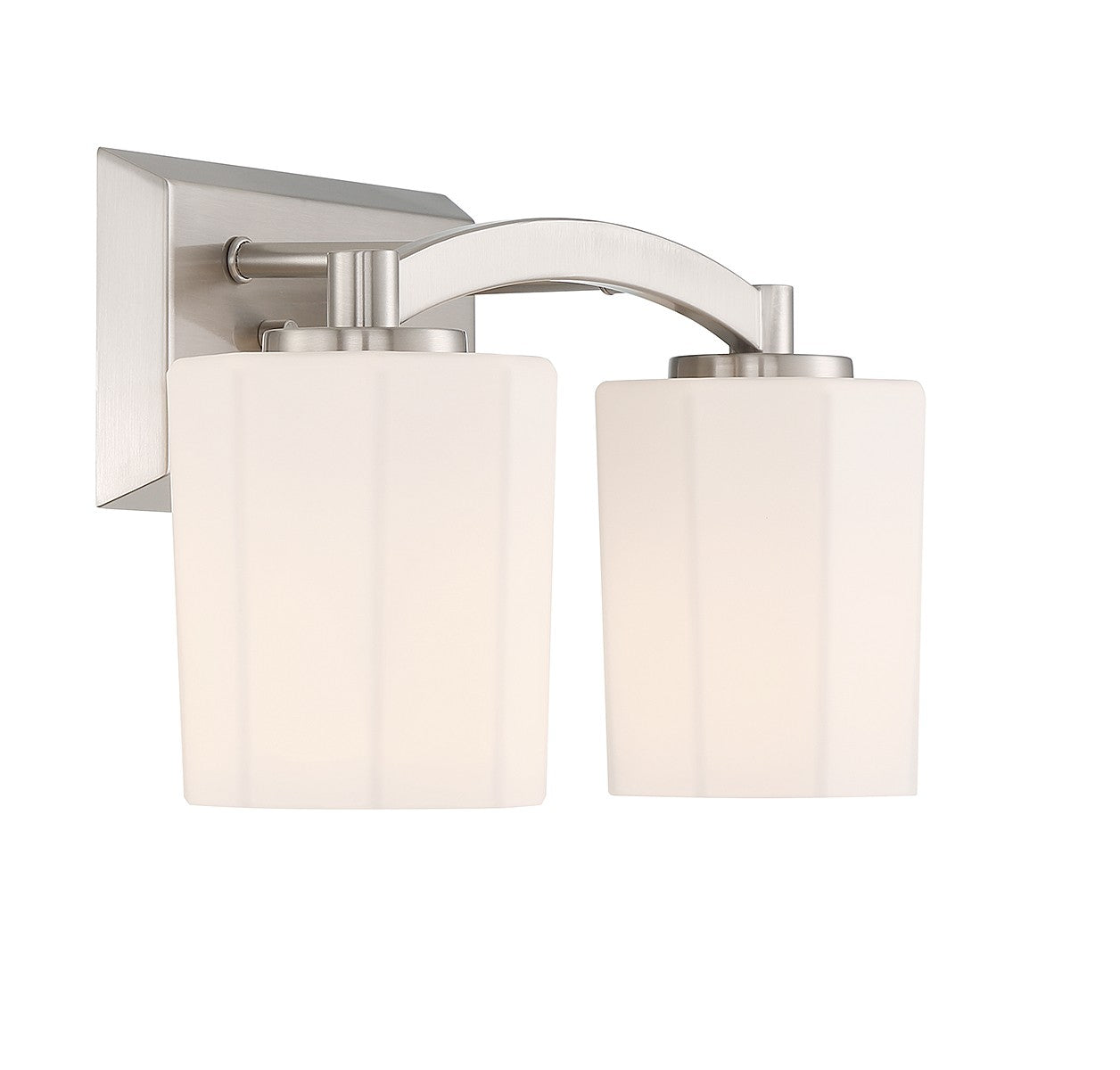 Savoy House - 8-7710-2-SN - Two Light Bathroom Vanity - Whitney - Satin Nickel