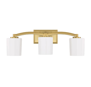 Savoy House - 8-7710-3-322 - Three Light Bathroom Vanity - Whitney - Warm Brass