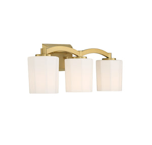 Savoy House - 8-7710-3-322 - Three Light Bathroom Vanity - Whitney - Warm Brass