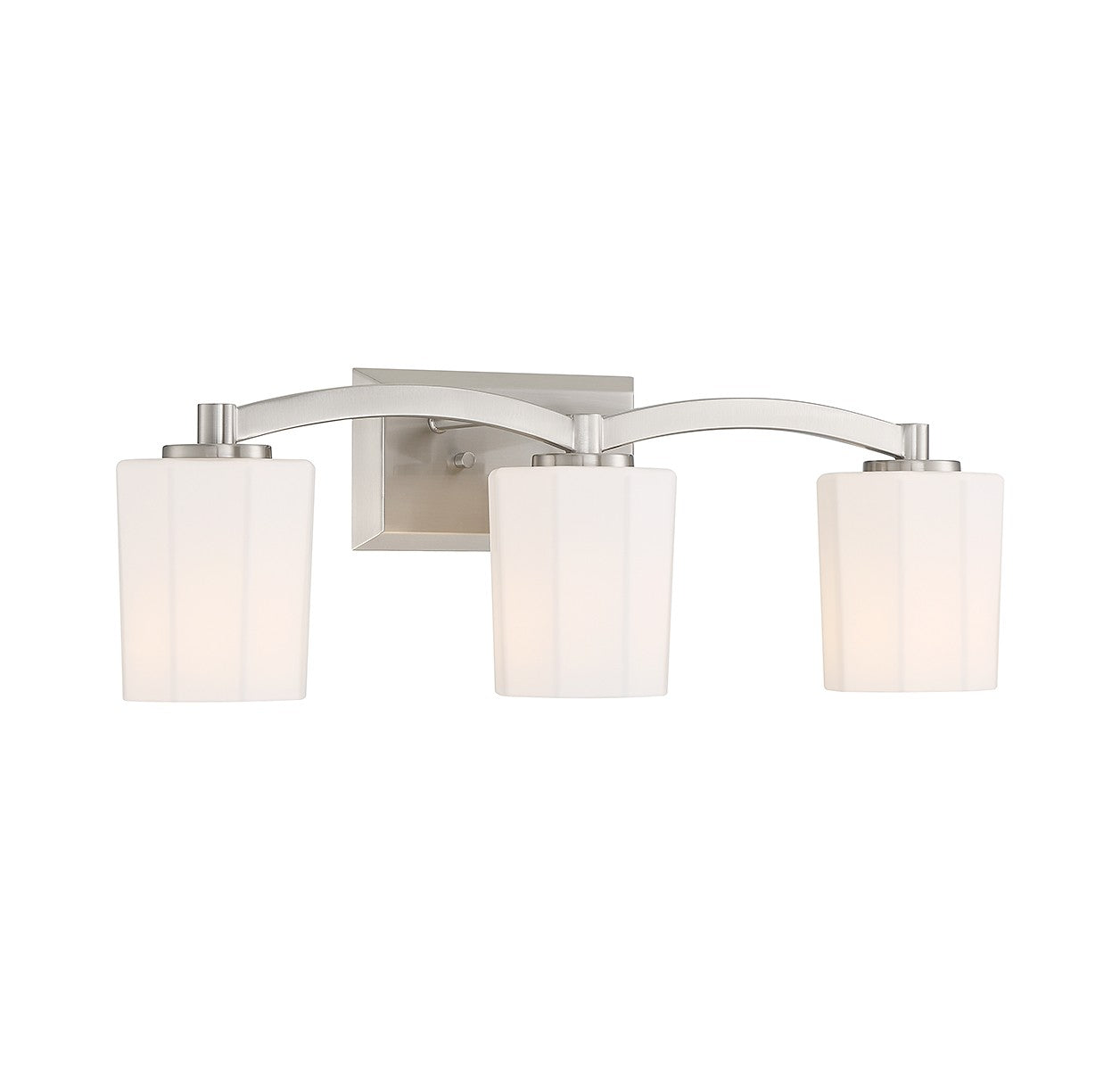 Savoy House - 8-7710-3-SN - Three Light Bathroom Vanity - Whitney - Satin Nickel