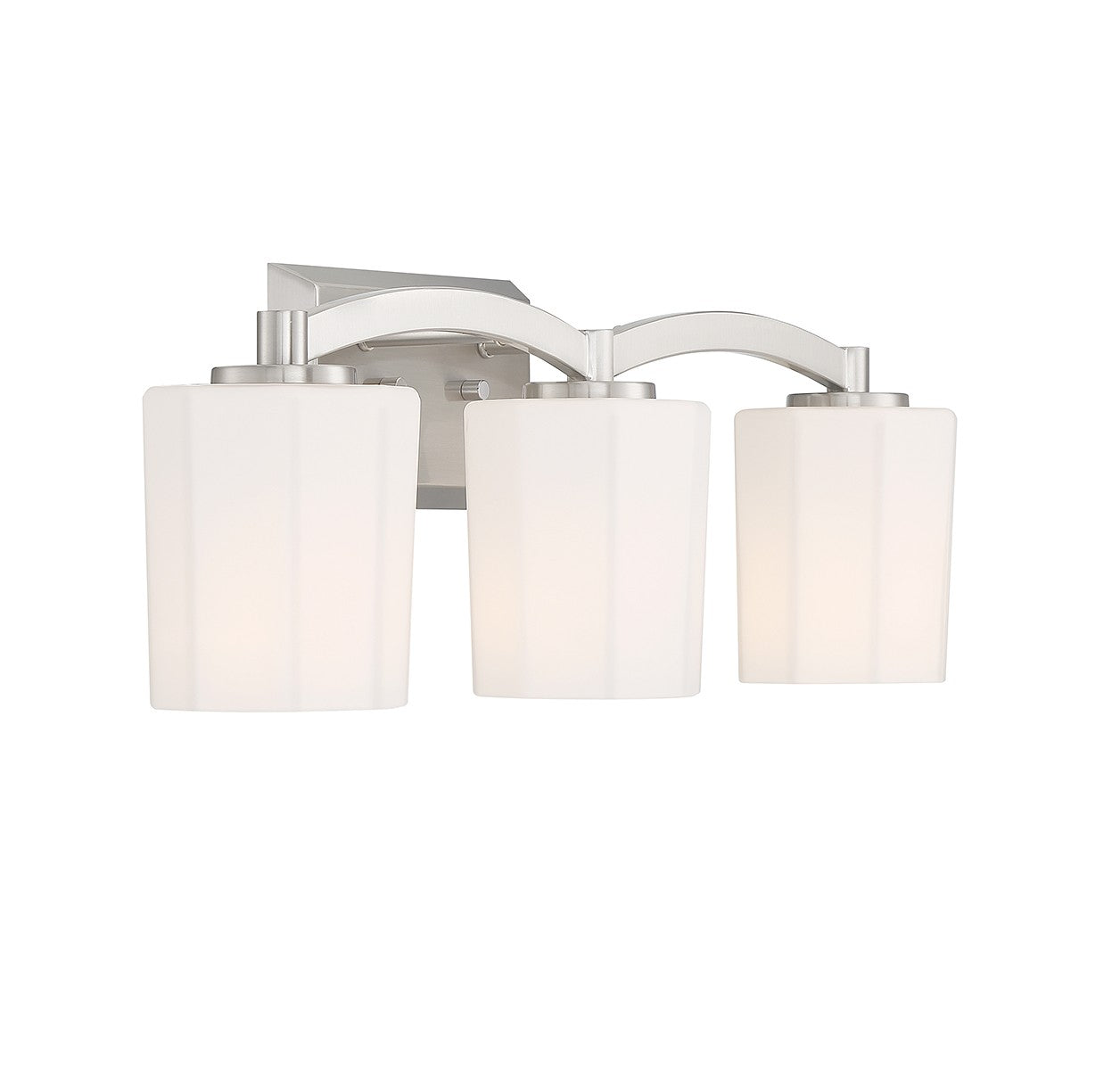 Savoy House - 8-7710-3-SN - Three Light Bathroom Vanity - Whitney - Satin Nickel