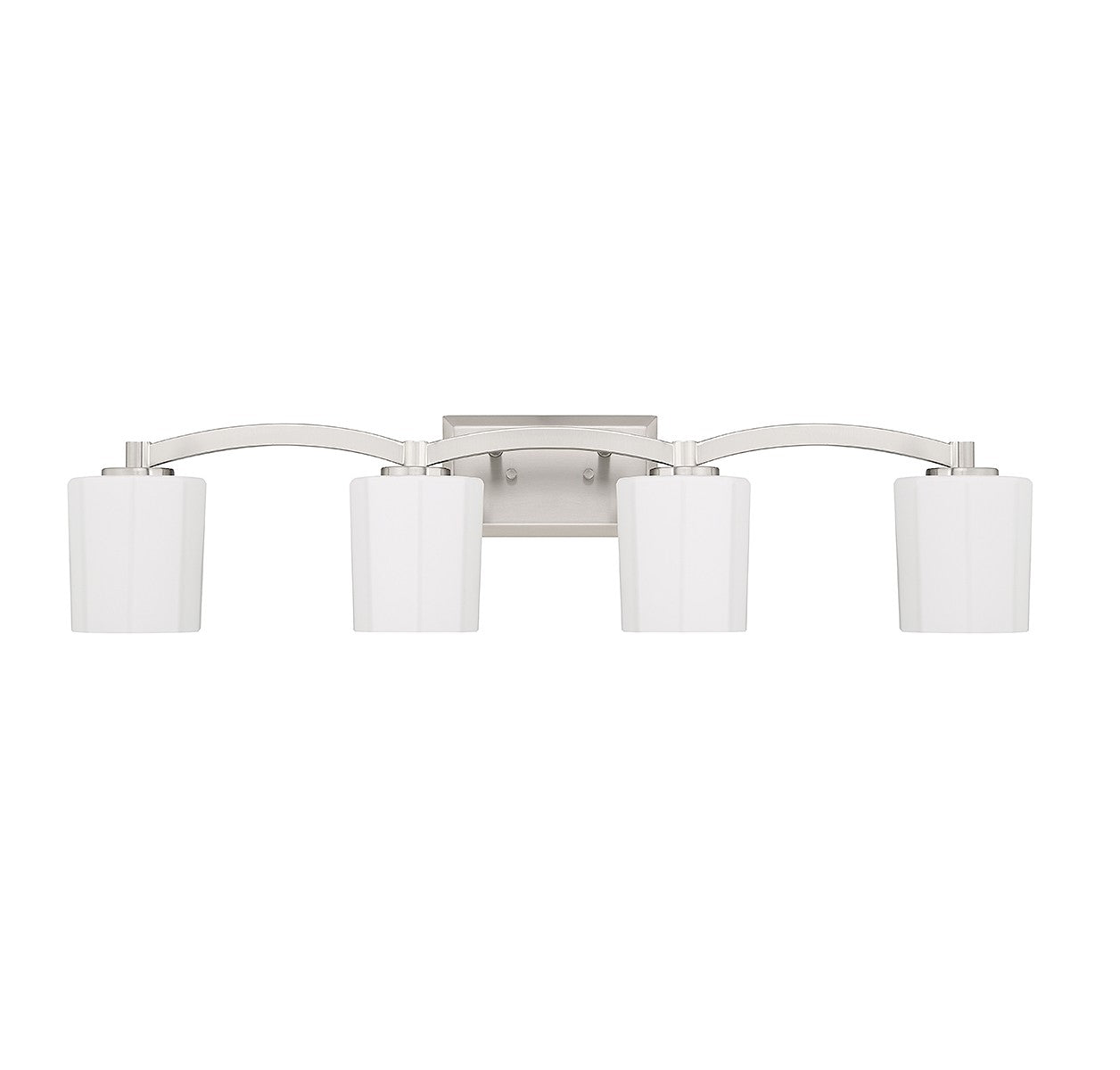 Savoy House - 8-7710-4-SN - Four Light Bathroom Vanity - Whitney - Satin Nickel