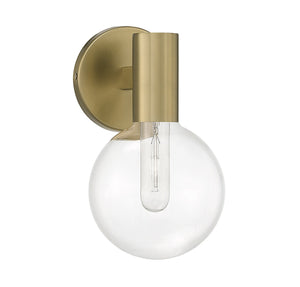 Savoy House - 9-3076-1-322 - One Light Wall Sconce - Wright - Warm Brass