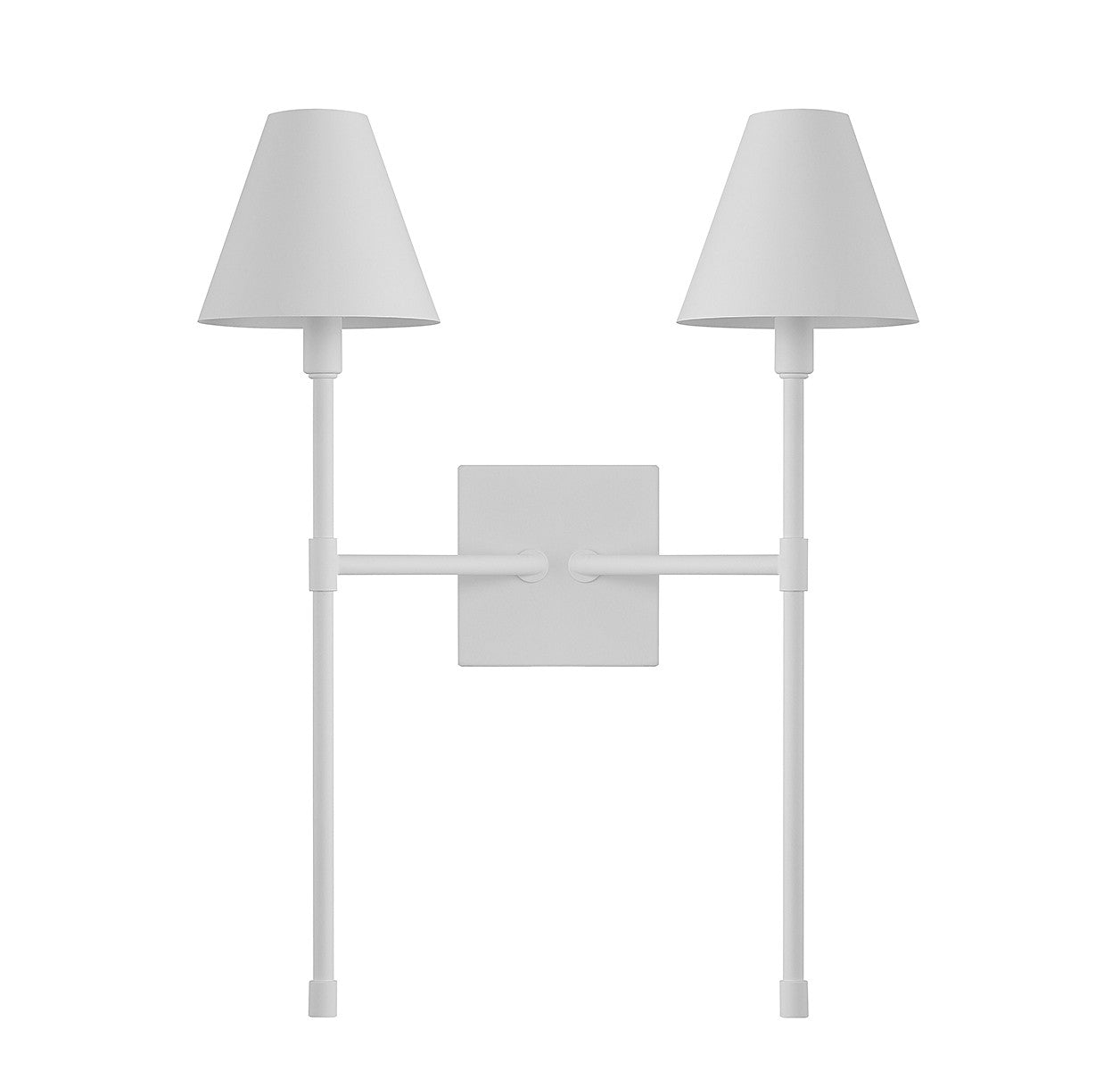 Savoy House - 9-5202-2-83 - Two Light Wall Sconce - Jefferson - Bisque White