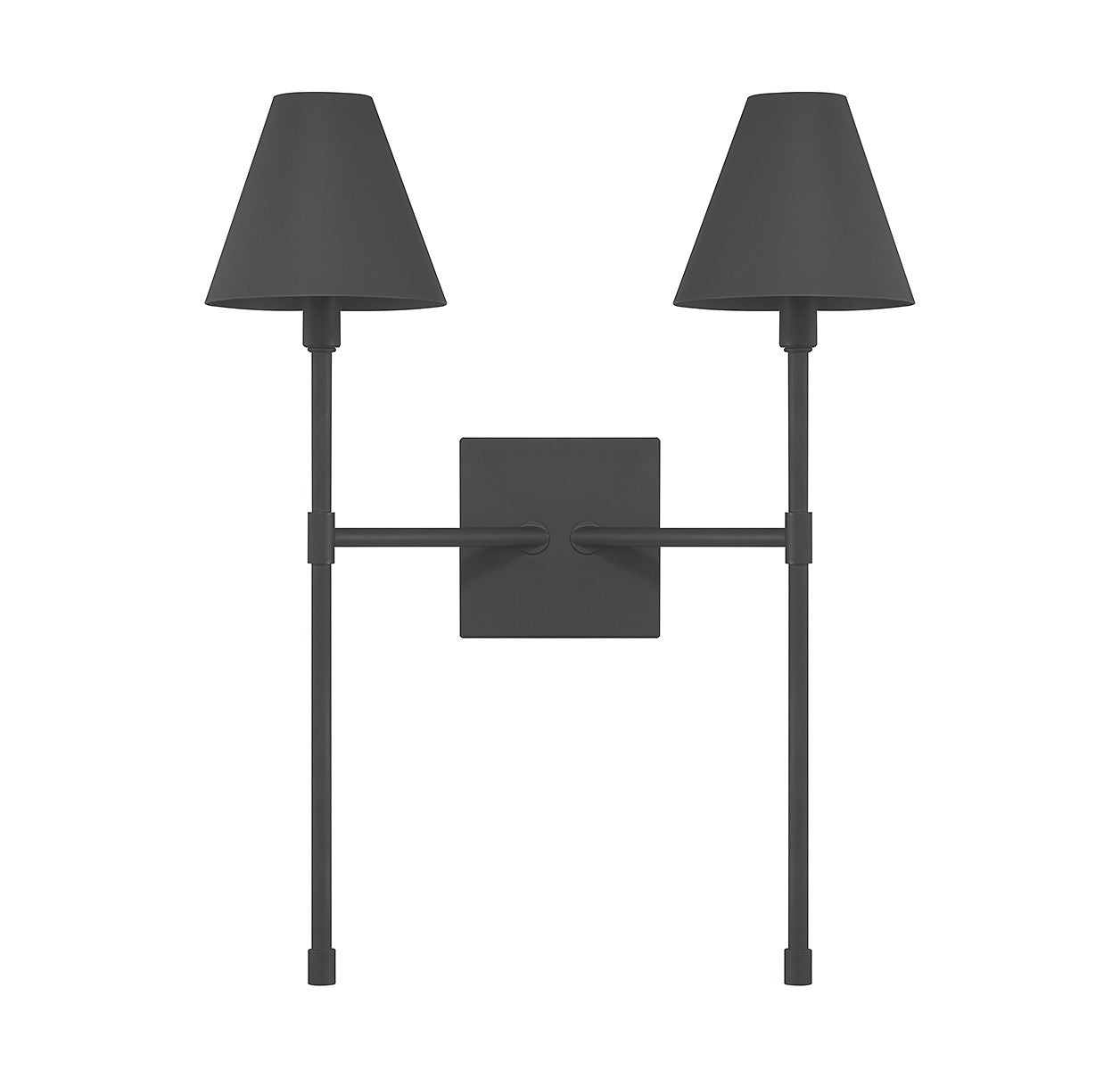 Savoy House - 9-5202-2-89 - Two Light Wall Sconce - Jefferson - Matte Black